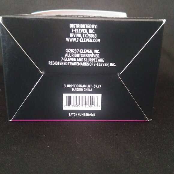 7 Eleven Neon Green Slurpee Christmas Ornament 2023 Edition Hanging Holiday Deco - Picture 5 of 7